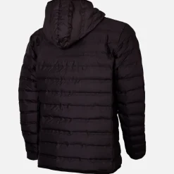All Black Piumino Con Cappuccio