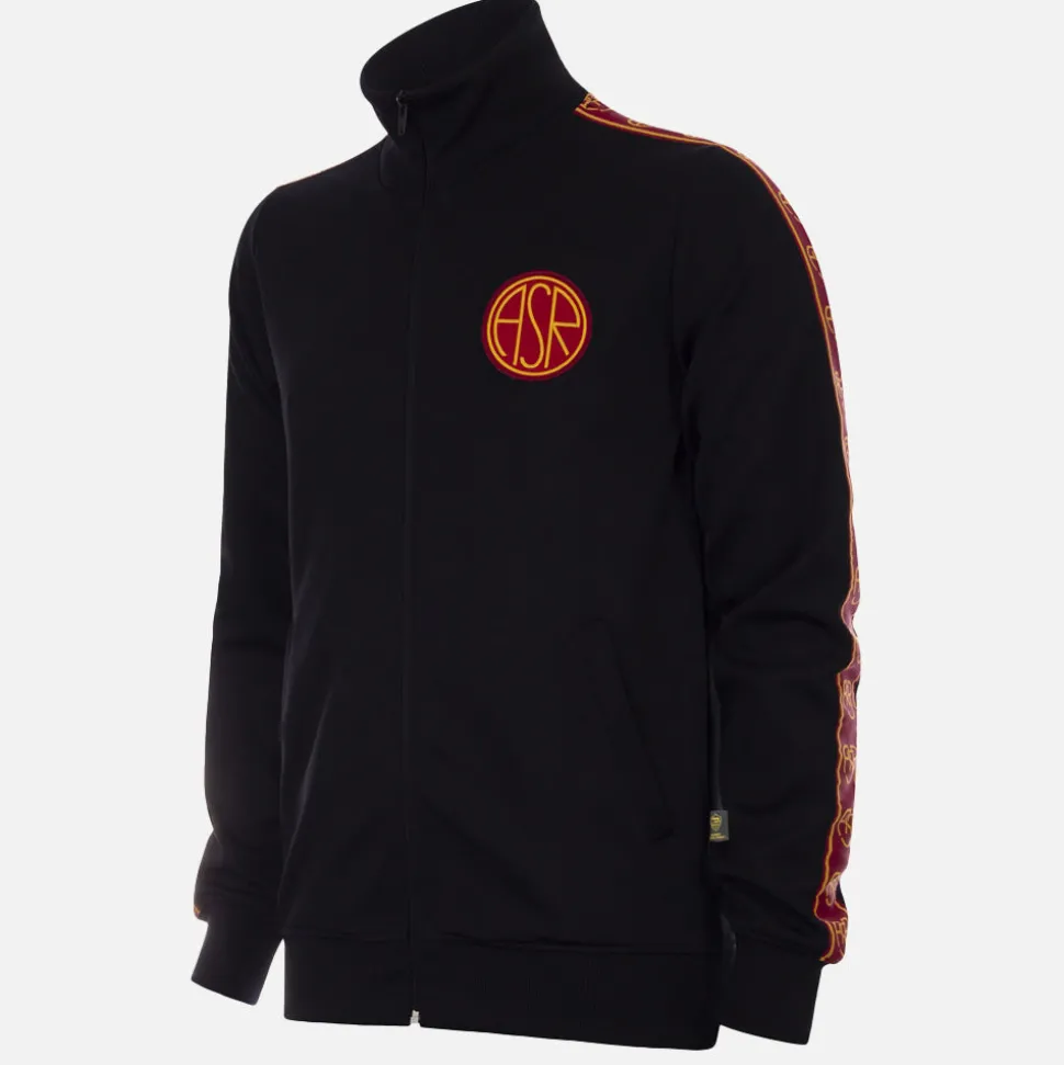 AS Roma Black Taper Felpa