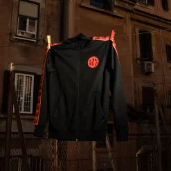 AS Roma Black Taper Felpa