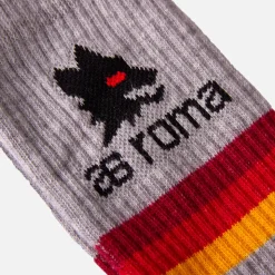AS Roma Stripes Calzini Terry