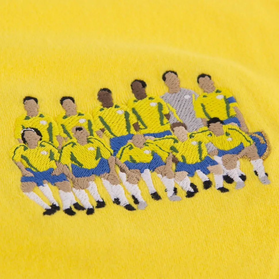 Brasile 2002 World Champions Embroidery T-Shirt