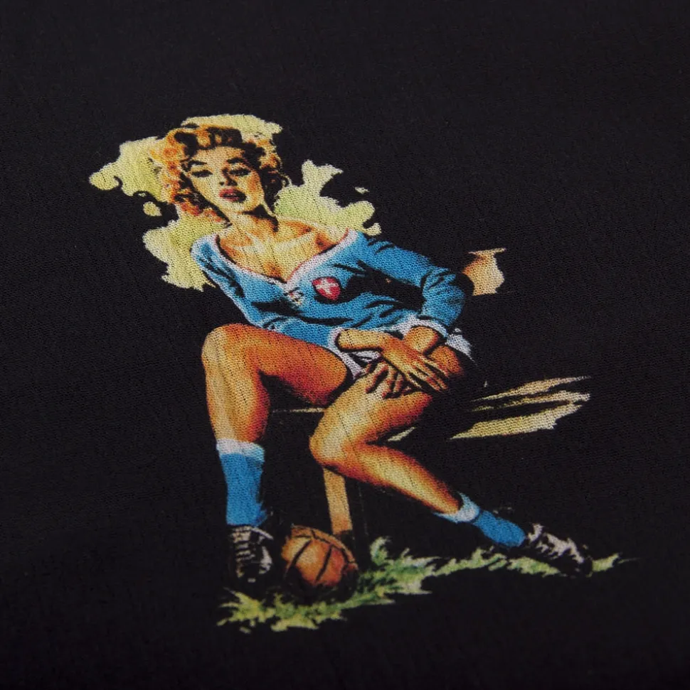 Calcio Donna Camicia Con Colletto A Campionario