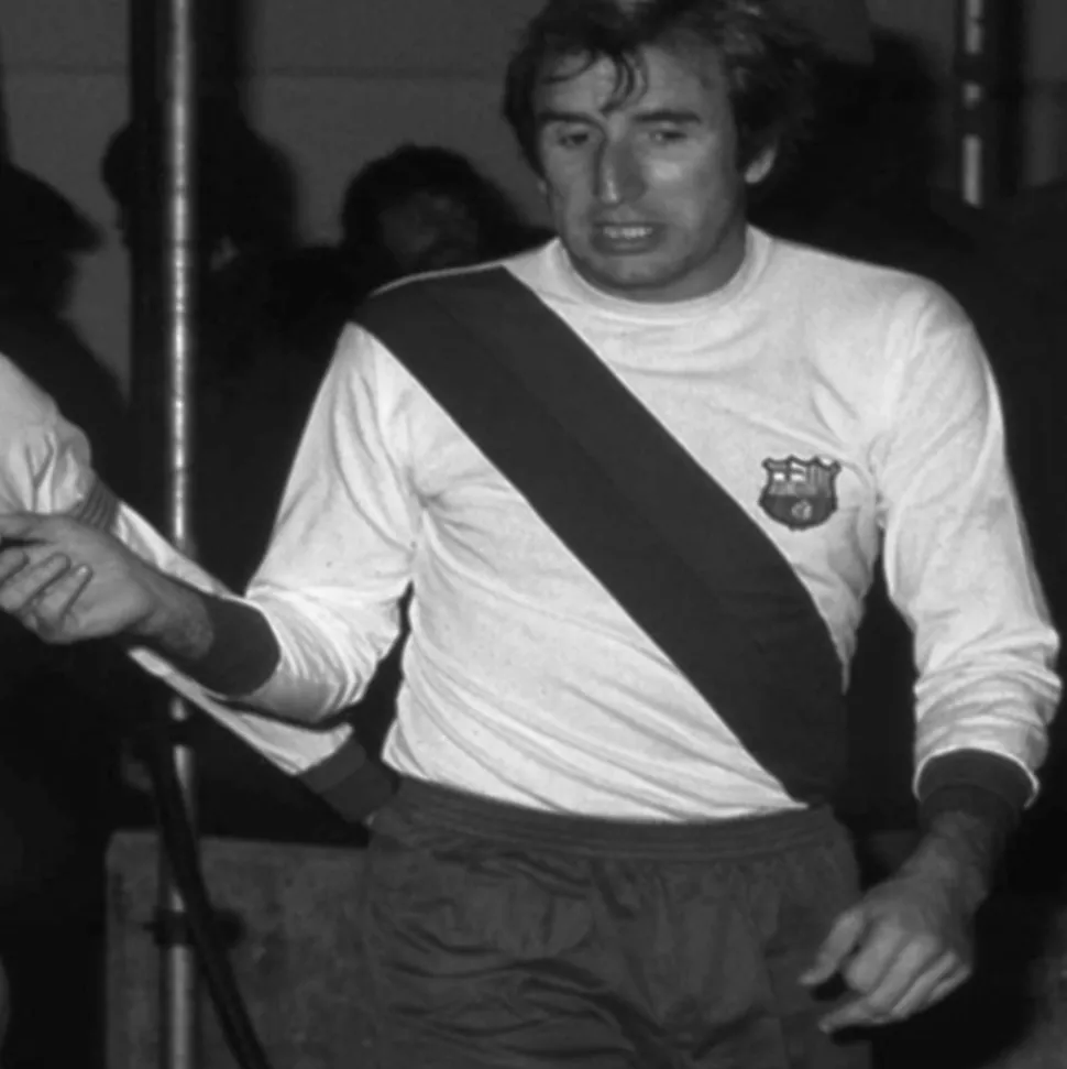FC Barcelona Away 1974 - 75 Maglia Storica Calcio