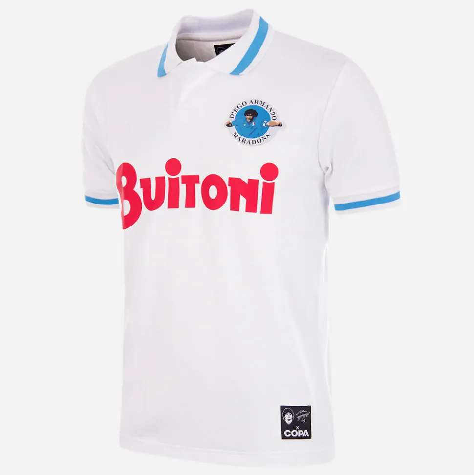 Maradona X COPA Napoli 1986 - 87 Away Maglia Storica Calcio