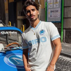 Maradona x COPA Napoli 1984 Away Maglia Storica Calcio