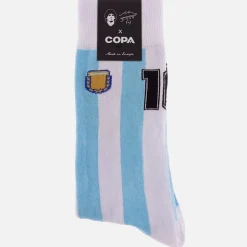 Maradona X COPA Number 10 Argentina Calzini