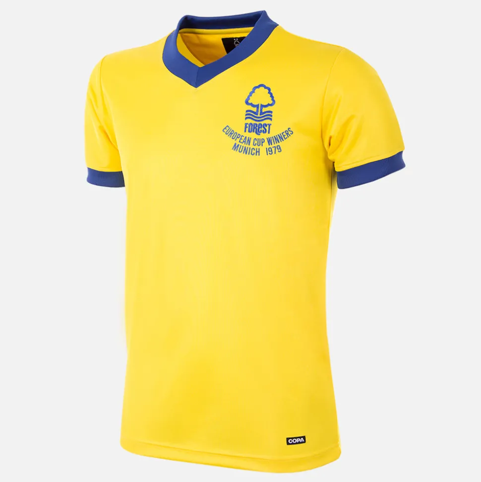 Nottingham Forest 1979-1980 Away Maglia Storica Calcio