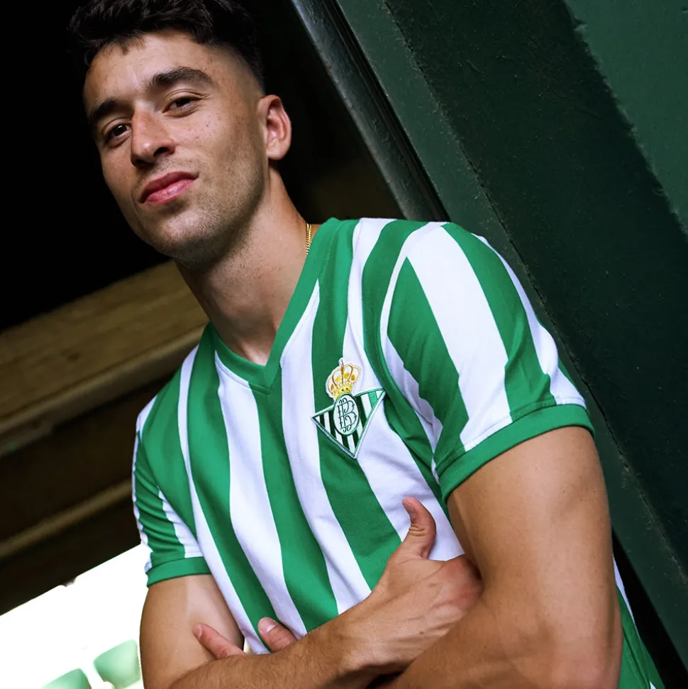 Real Betis 1976 - 77 Maglia Storica Calcio