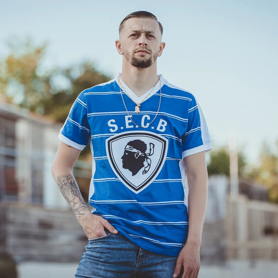 SC Bastia 1981 - 82 Maglia Storica Calcio
