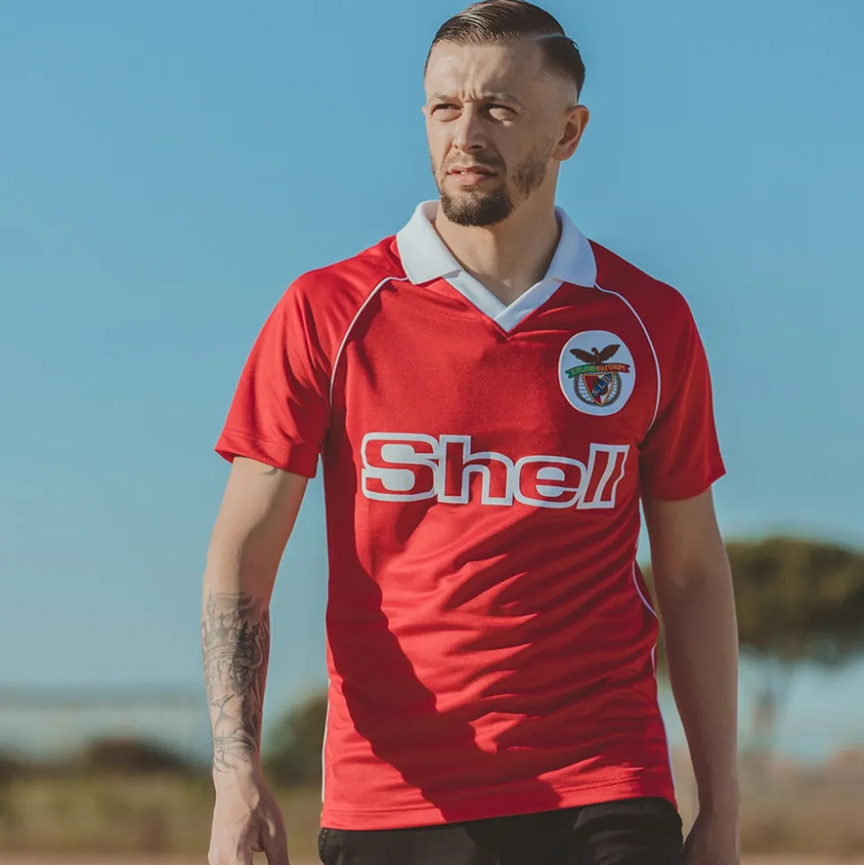 SL Benfica 1984 - 85 Maglia Storica Calcio